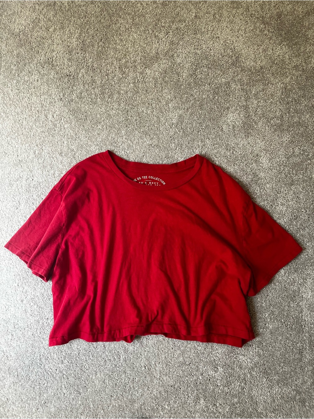 Aero The OG Tee Collection Cropped Red Tee